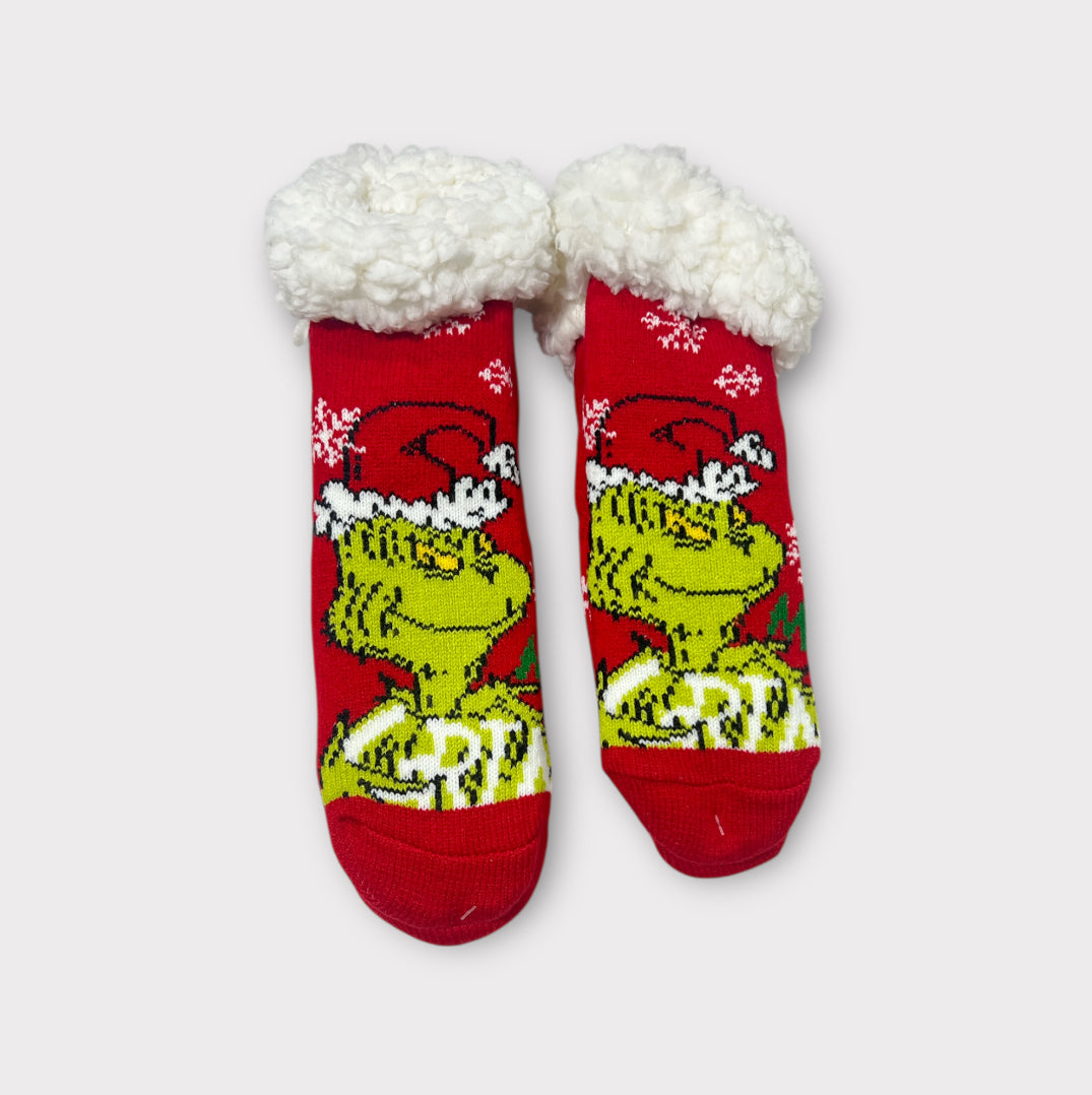 Calcetín navideño El Grinch