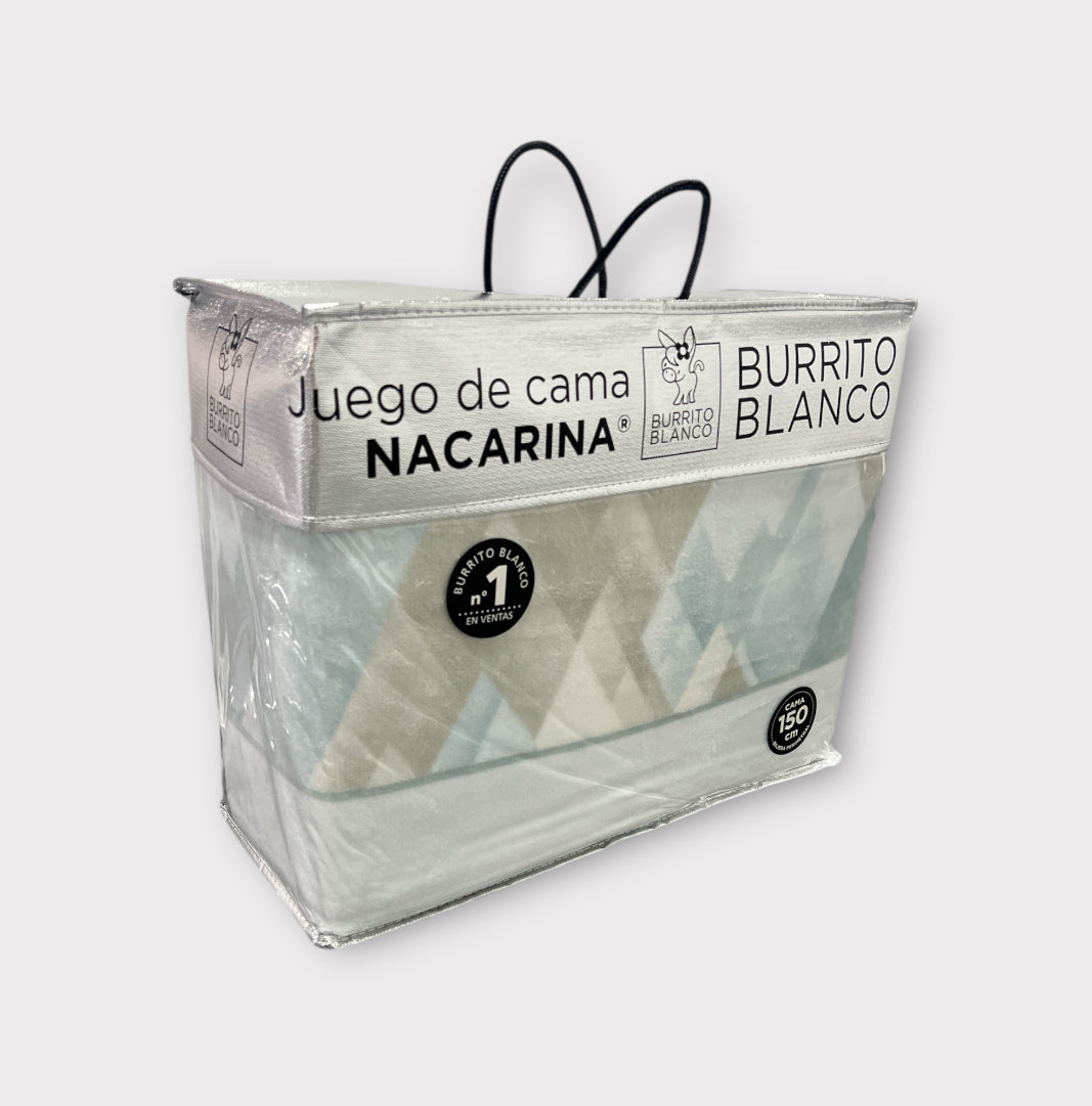 Sábanas de coralina Burrito blanco 150cm