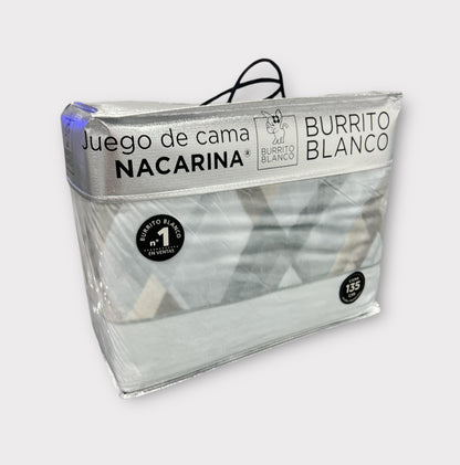 Sábanas de Coralina Burrito Blanco 135 cm