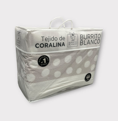 Sábanas de Coralina Burrito Blanco 135 cm