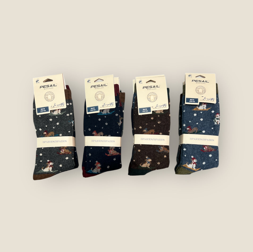 Calcetines térmicos de lana persail (pack de 12 pares)