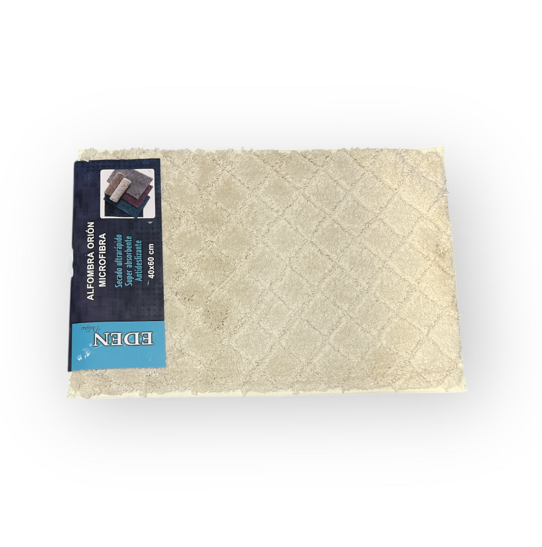 Alfombra de baño ORIÓN microfibra 40x60cm Eden