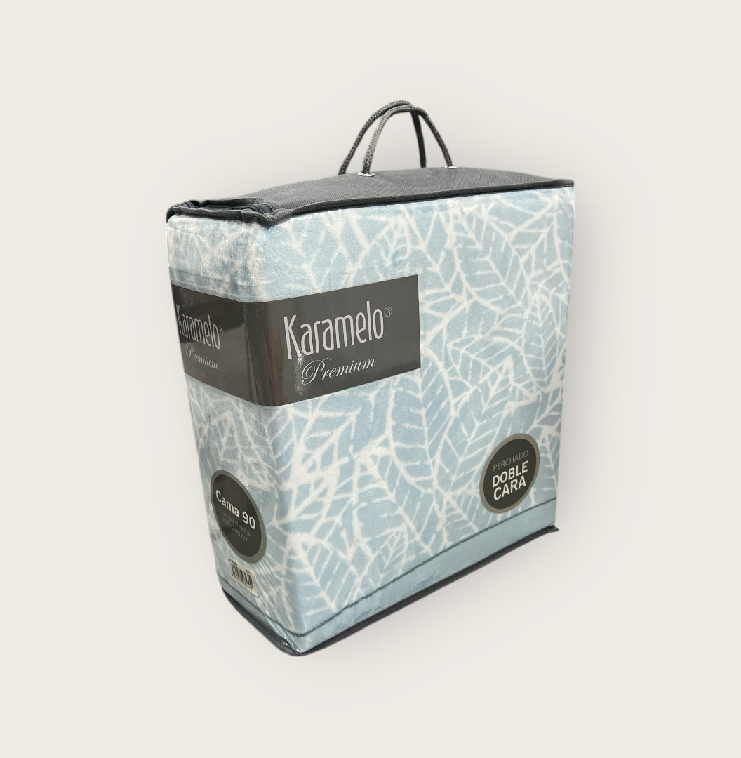 Juego de sábanas de Coralina Karamelo 90cm