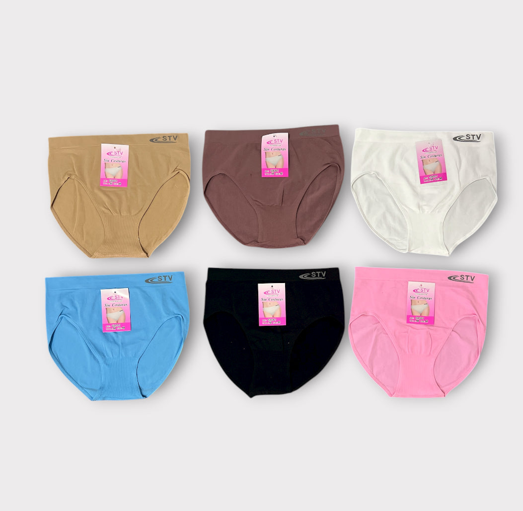 Braguita sin costuras alta STV( pack de 6 unidades)