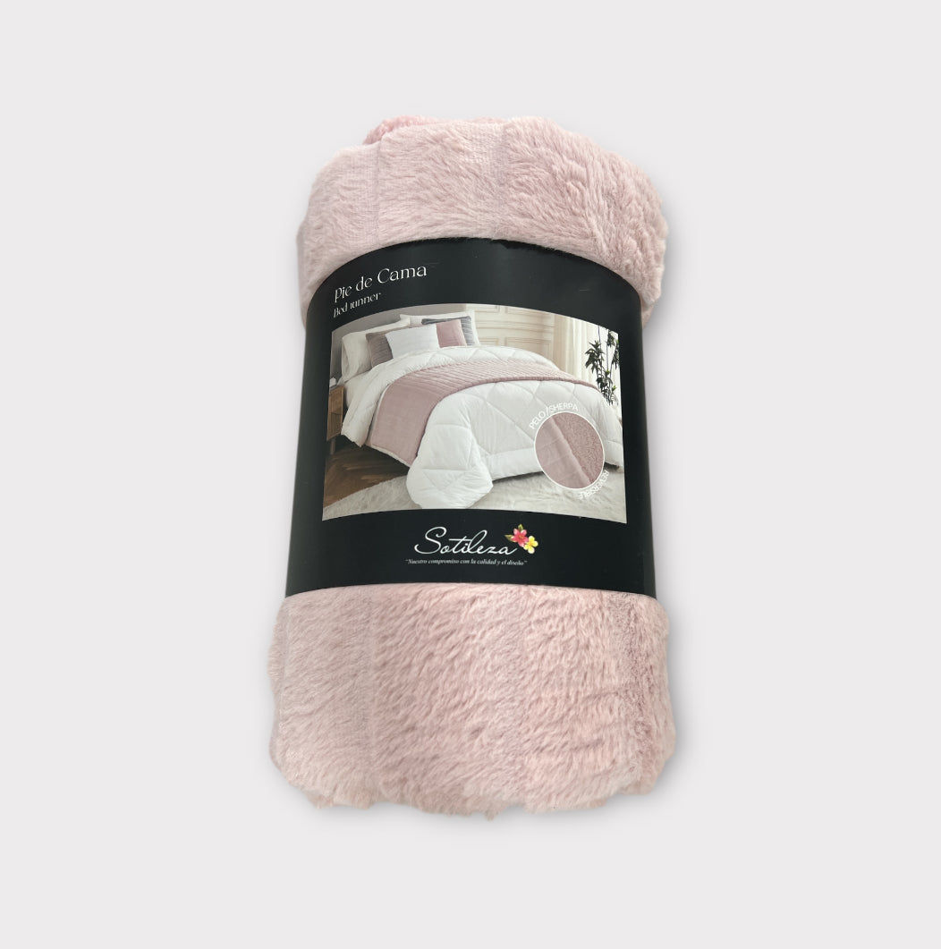 Manta de pie de cama 60x225 cm