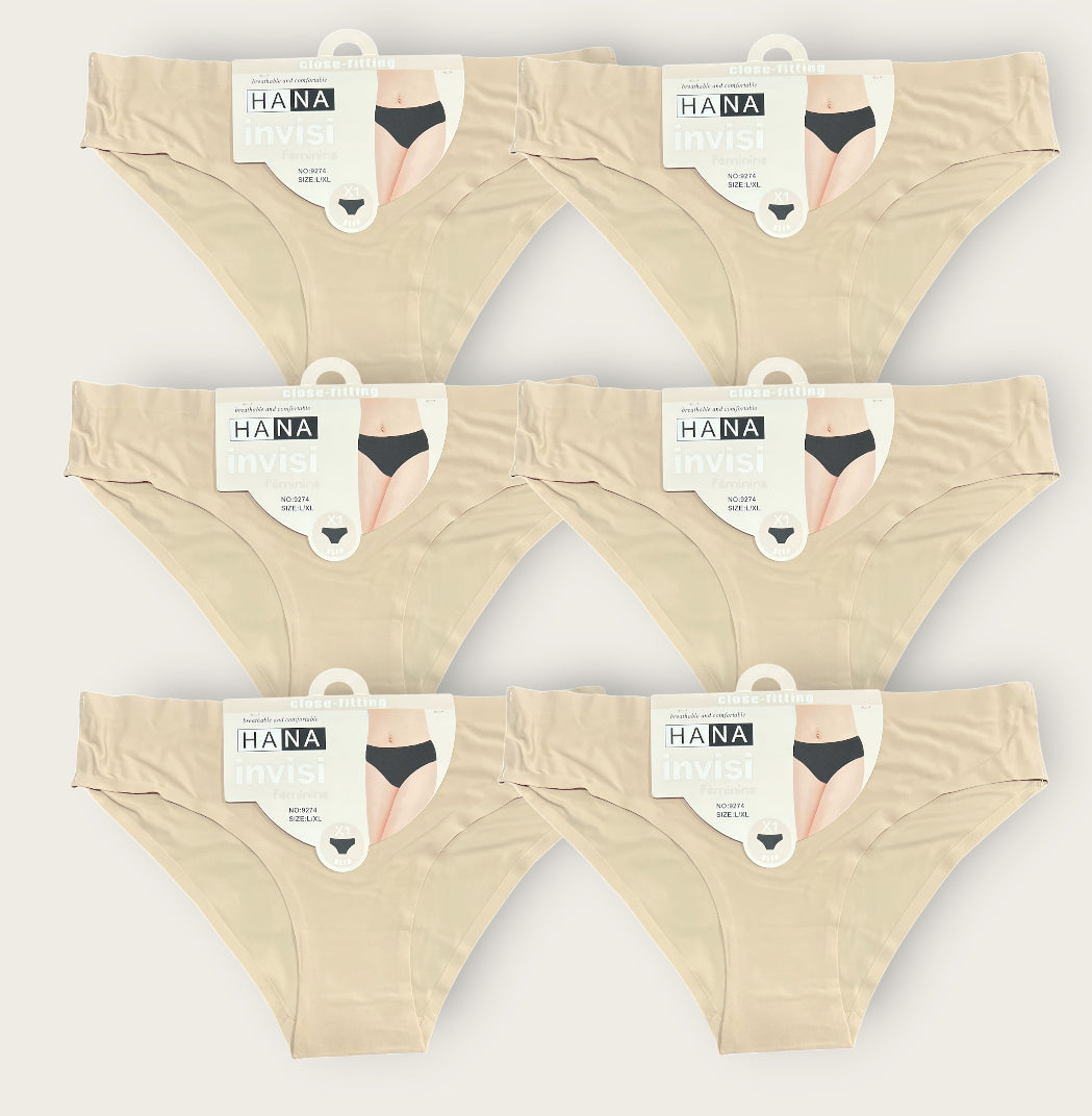 Braguita invisible brasileña( pack de 6 unidades)9274