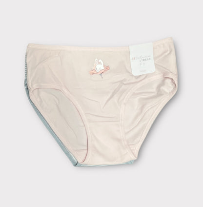 Braguitas algodón niña (pack de 3 unidades) talla 1A a 6A