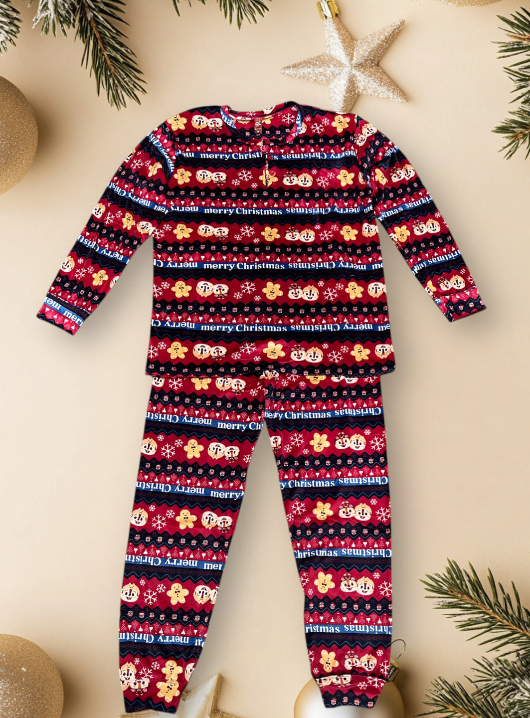 Pijama navideño unisex B9986
