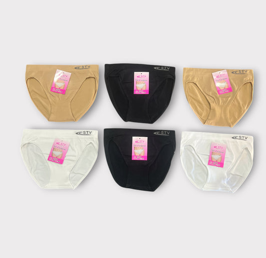 Braguita sin costuras clásica STV(pack de 6 unidades)