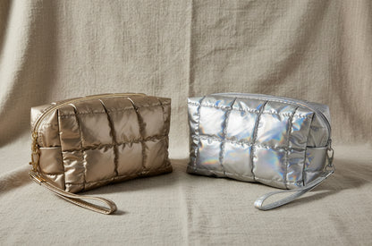 Neceser Acolchado Metalizado