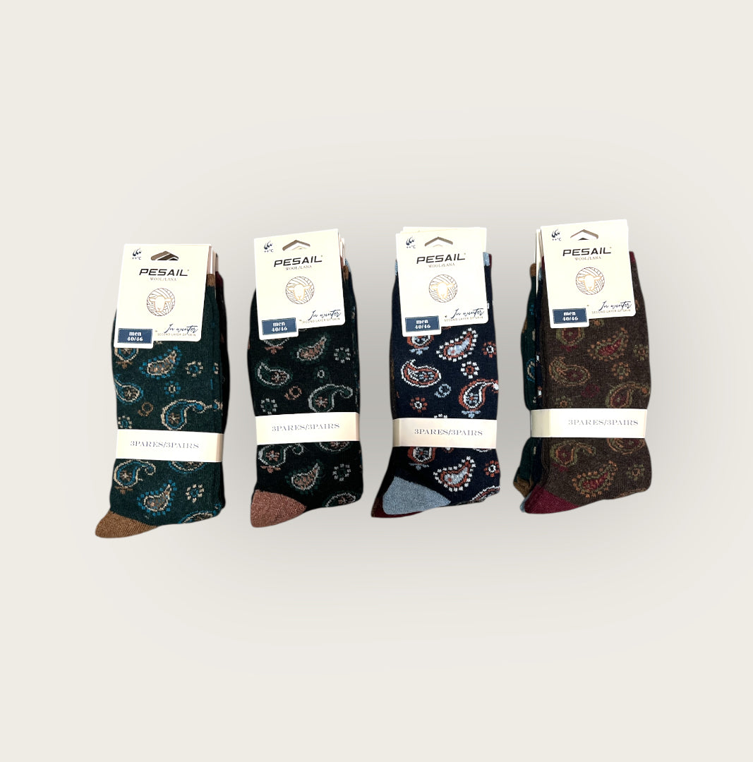 Calcetines térmicos de lana persail (pack de 12 pares)