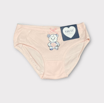 Braguitas algodón niña (pack de 3 unidades)talla 1A a 6A