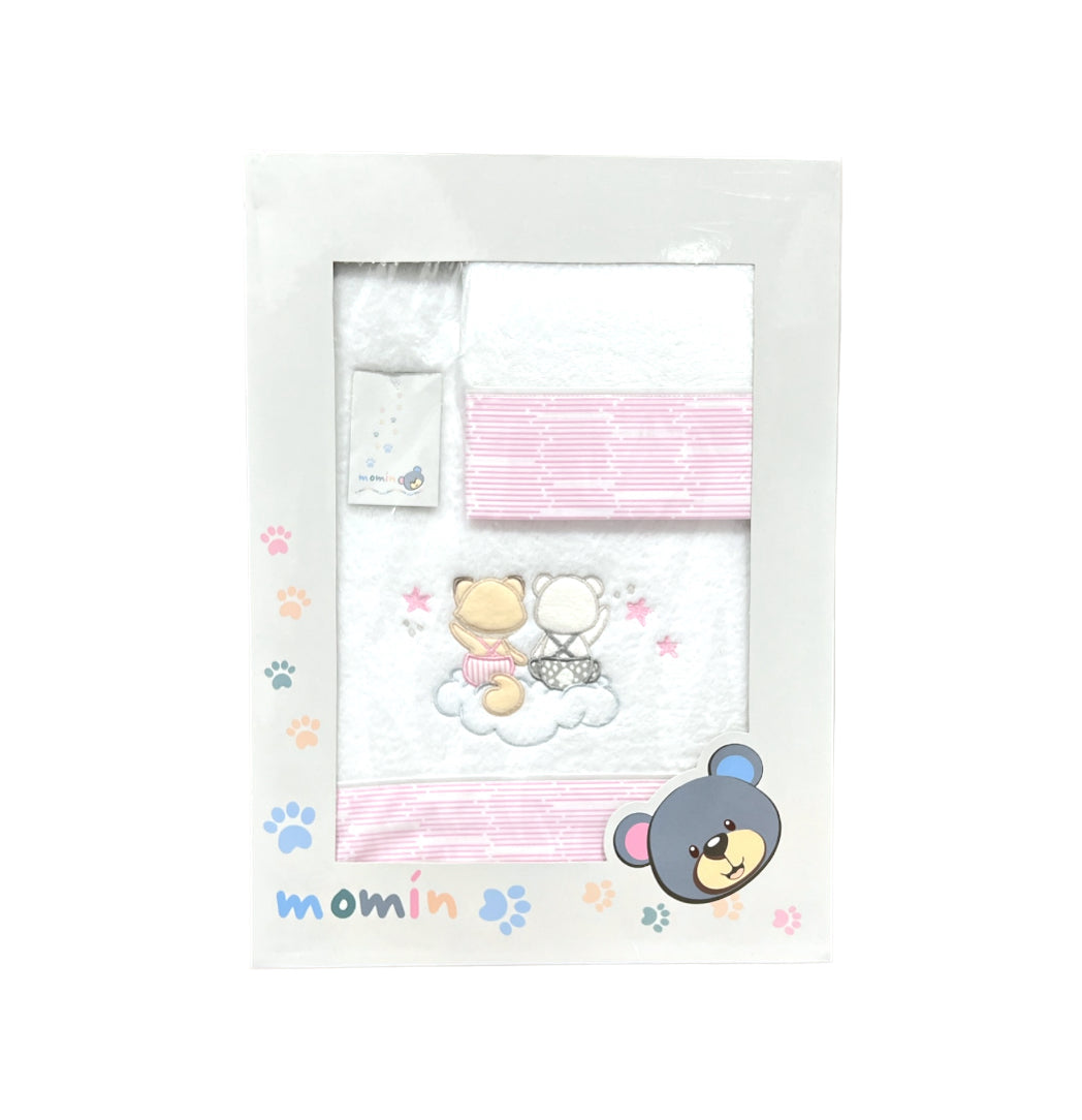 Juego de sabana Coralina para Cuna