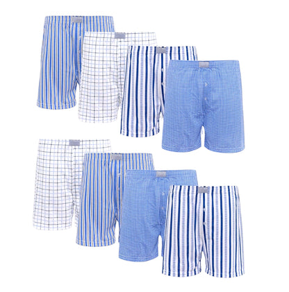 Bóxer algodón corte americano clásico ( pack de 6 unidades )