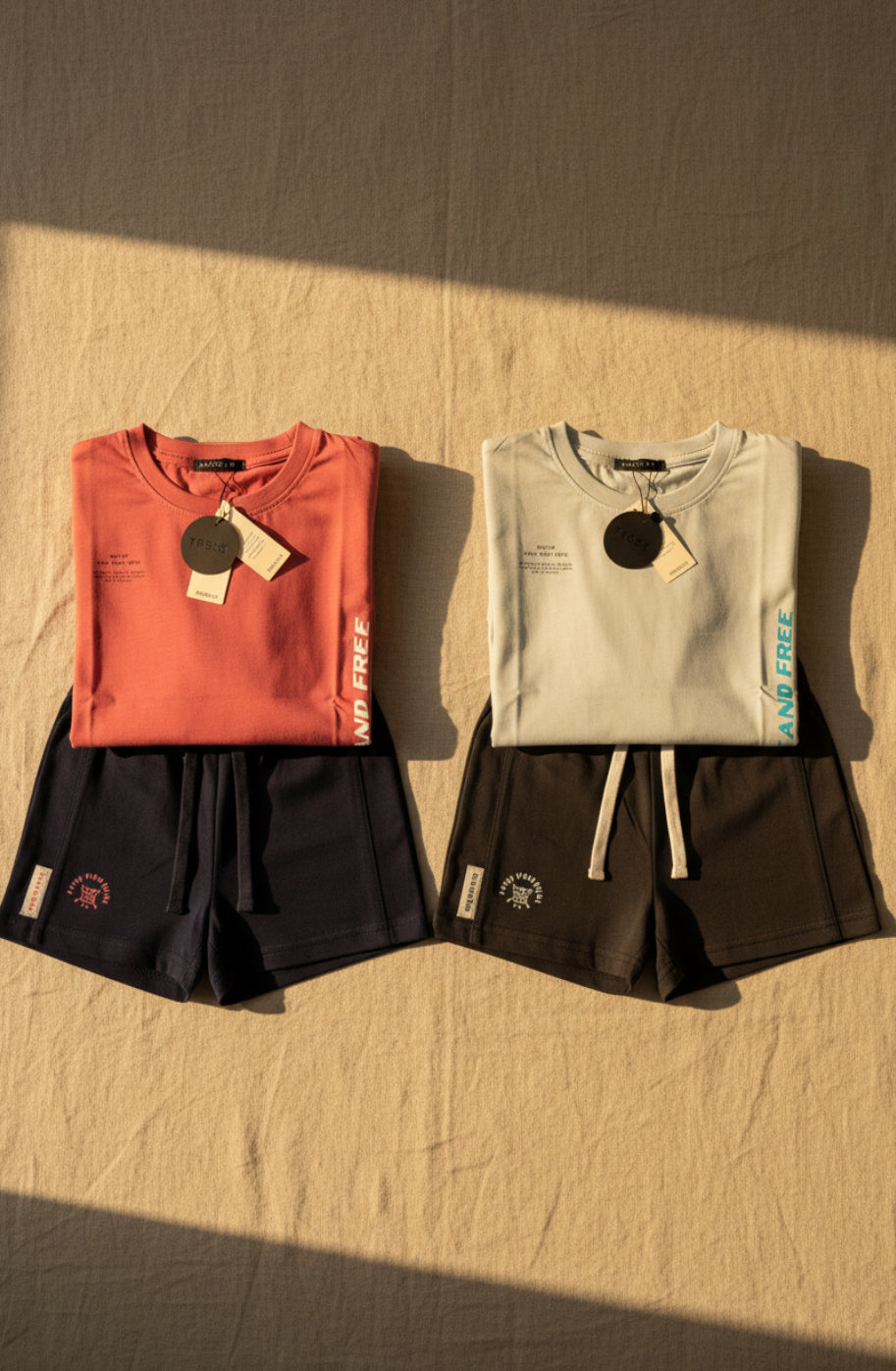 Pijama Niño TRESS | Camiseta + Short "Fast and Free"