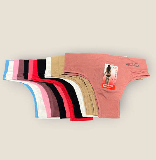 Braguita alta brasileña sin costuras ( pack de 6 unidades ) S8026