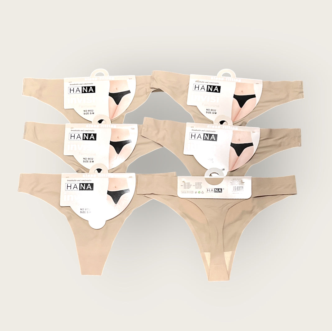 Tanga invisible ( pack de 6 unidades)9532