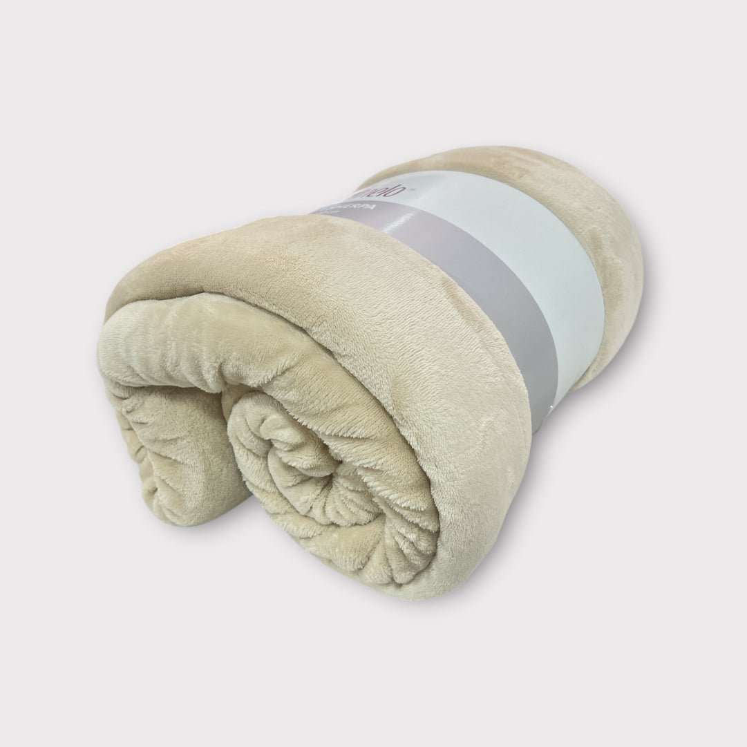 Manta sherpa Karamelo 220x240cm