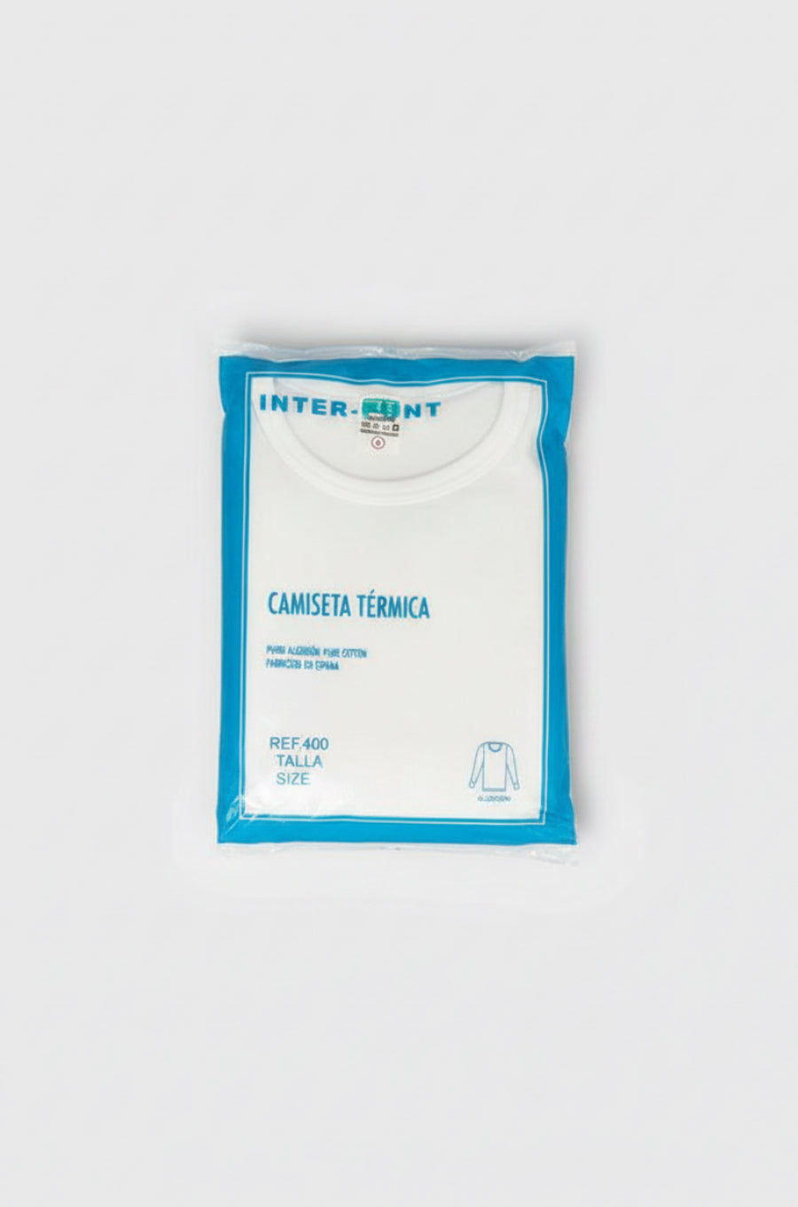 Camiseta interior algodón manga larga niño Inter-punt