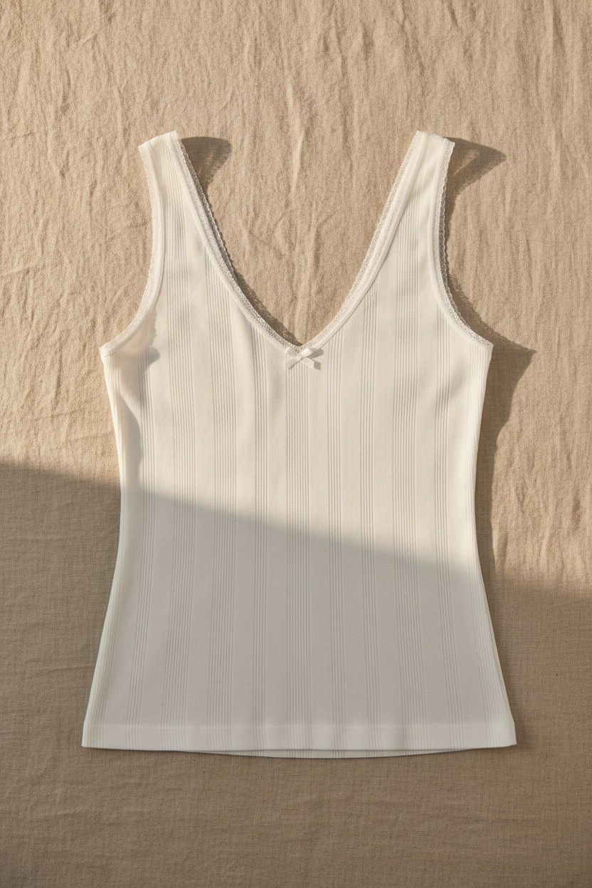 Camisetas interior de tirantes mujer algodón