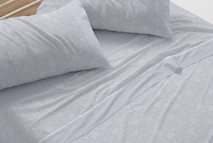 Juego de Sábana Burrito Blanco  (2 fundas de almohada) 150/160cm