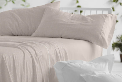 Juegos de sabana Franela Burrito Blanco 105cm