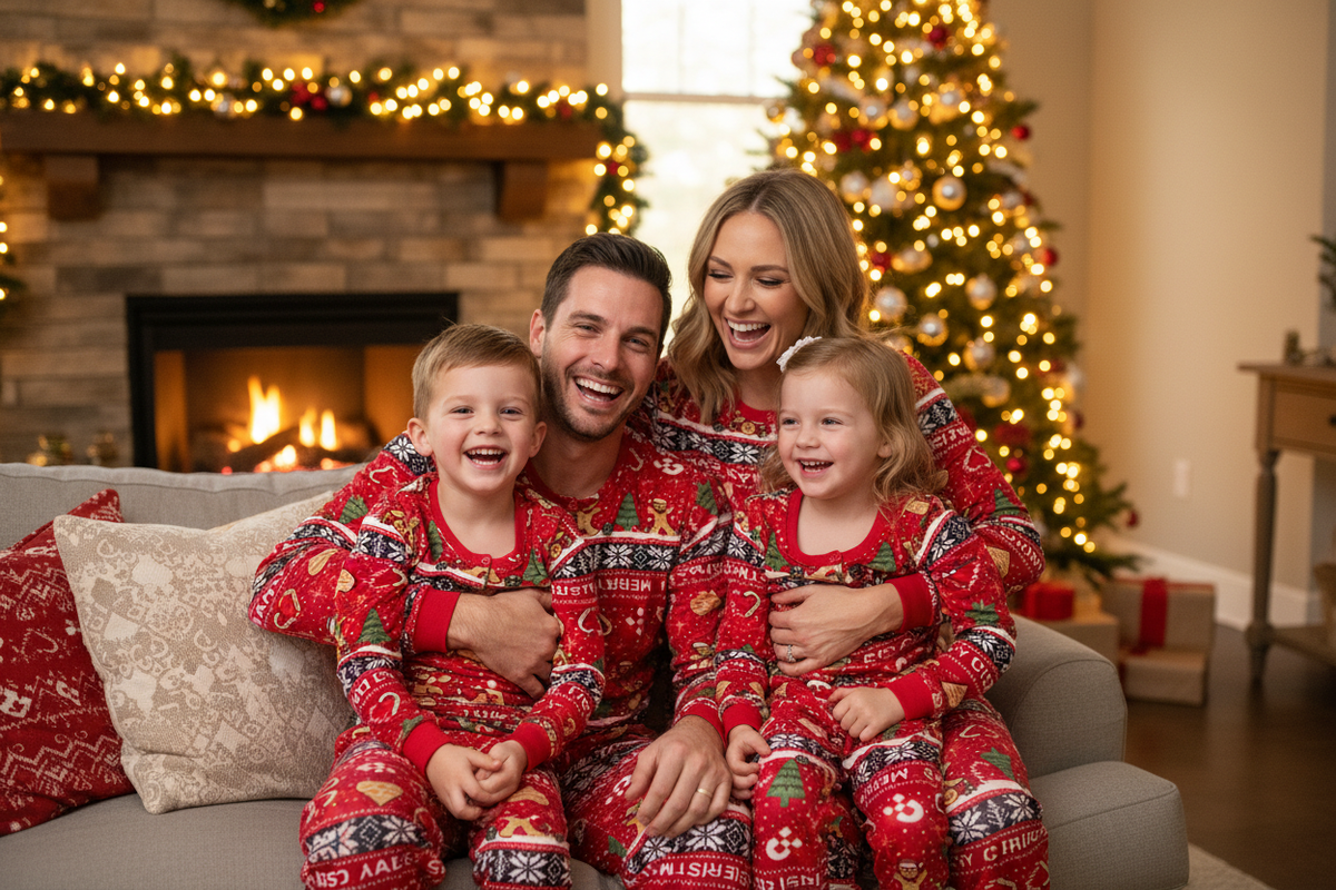 Pijama Navideño Hombre Gingerbread Christmas