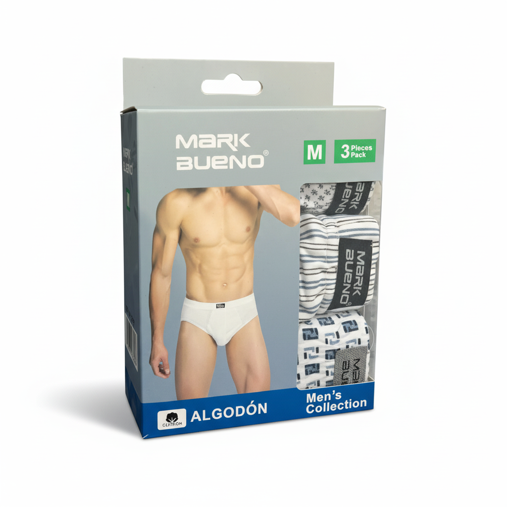 Slips algodón (cajita de 3 unidades)