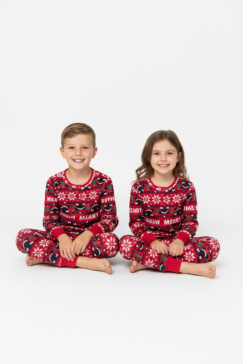 Pijama Navideño Infantil Merry Christmas