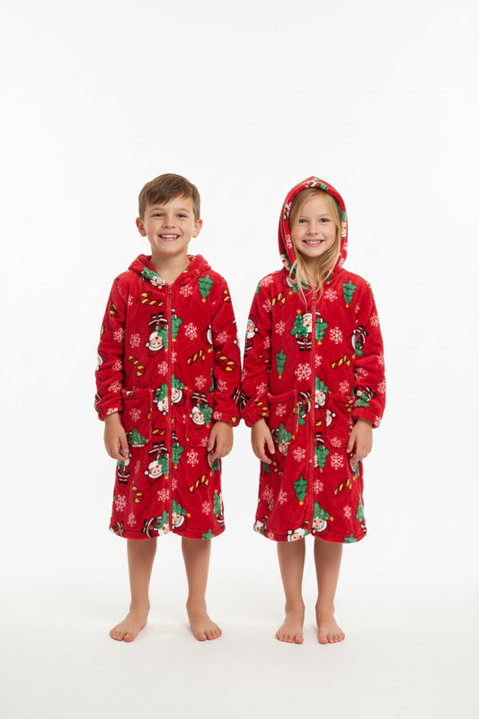 Bata Navideña Infantil Papaá Noel