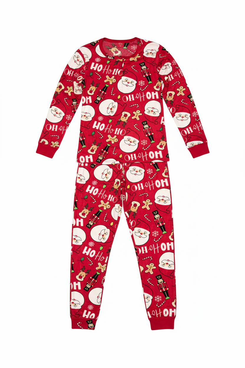 Pijama Navideño Mujer Ho Ho Ho