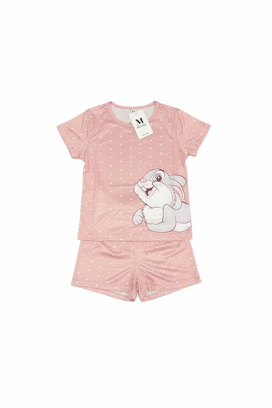 Pijama Corto Conejito – Conjunto Camiseta y Short