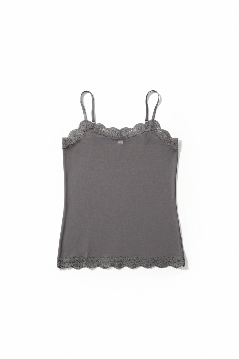 Camiseta de tirantes con encaje