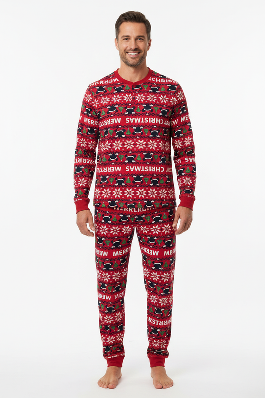 Pijama Navideño Hombre Merry Christmas