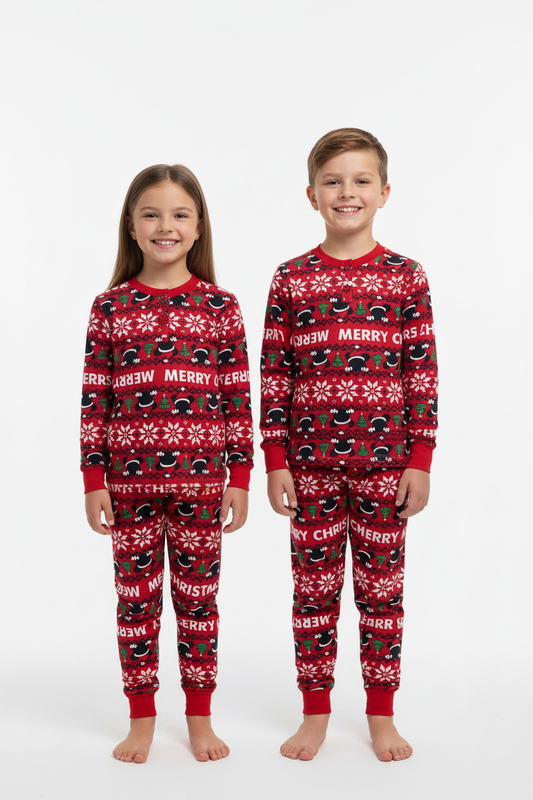 Pijama Navideño Infantil Merry Christmas